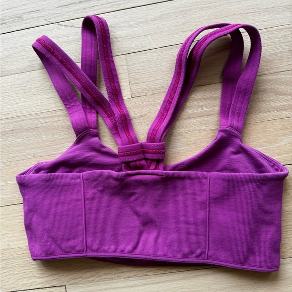 Free People Movement Hot Pink Sports Bra - Picture 2 of 3